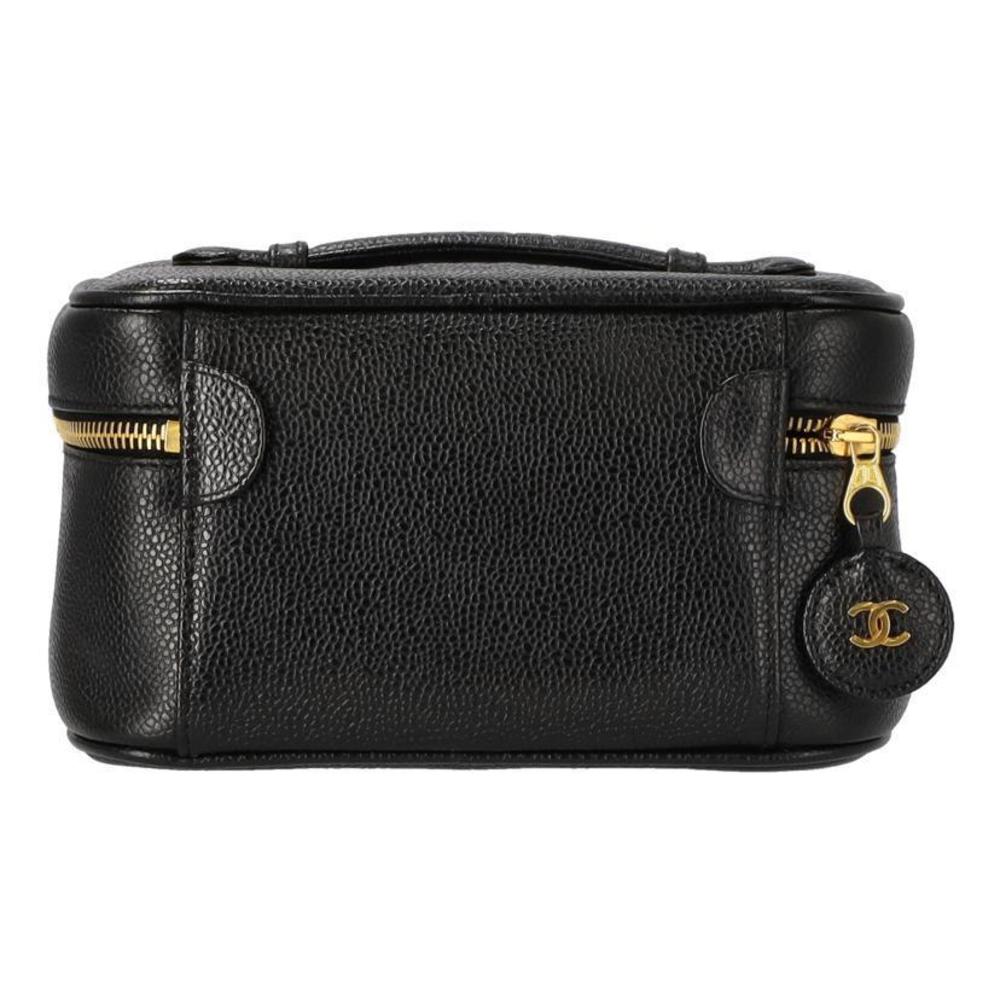 Chanel Caviar Bag Vanity Skin Black